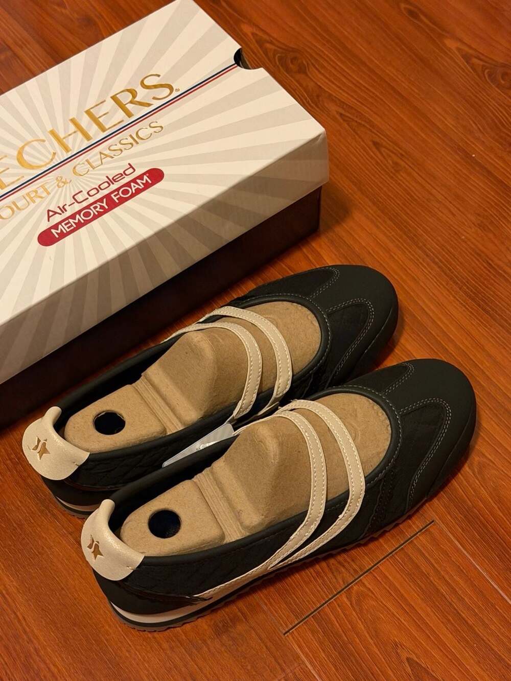Skechers Mary Jane Sneakers: Topnotch - Cozy Fit Elegance